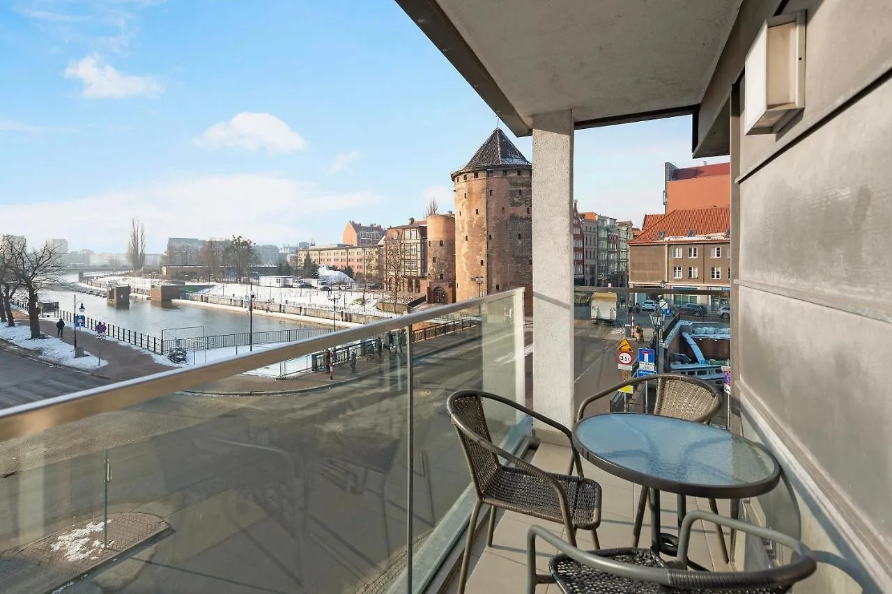 Waterlane Riverside - Spa, Pool, Gym & Parking By Downtown Apartments Gdansk